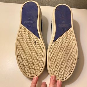 Rothys teal sneakers